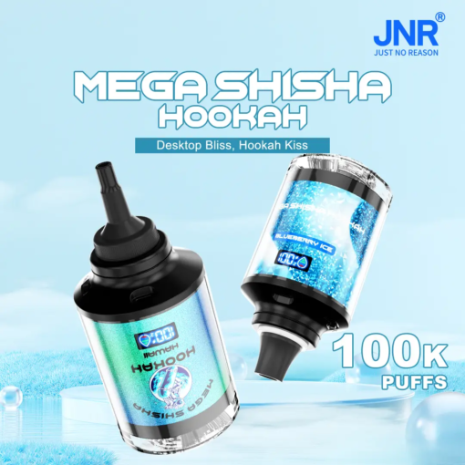 alt="JNR Mega Shisha Hookah avec écran intelligent et réservoir 60ml